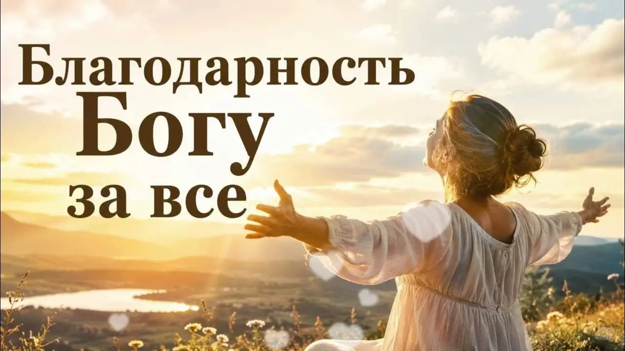 Благодарность богу как спасти душу